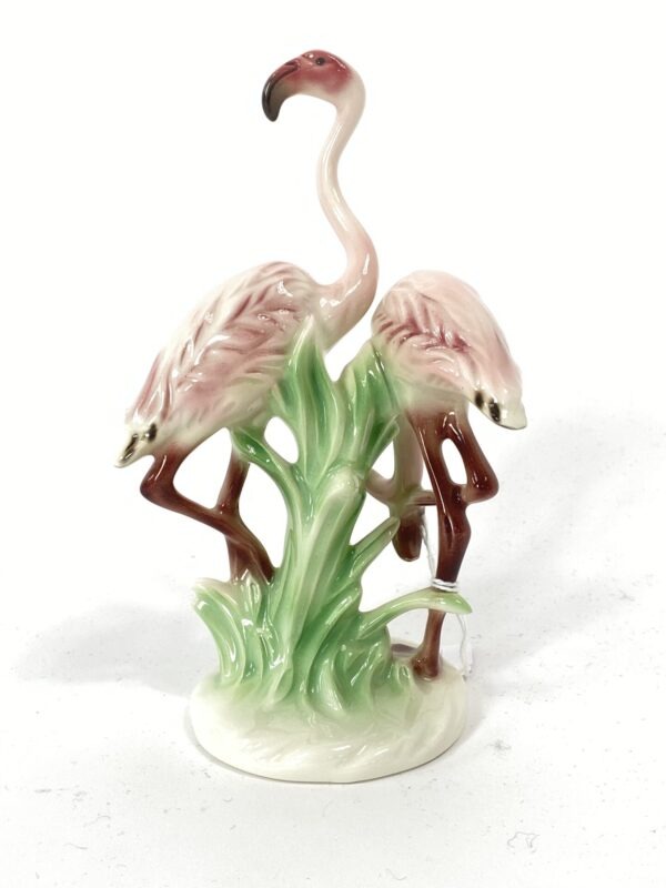 Porcelæn flamingo figur